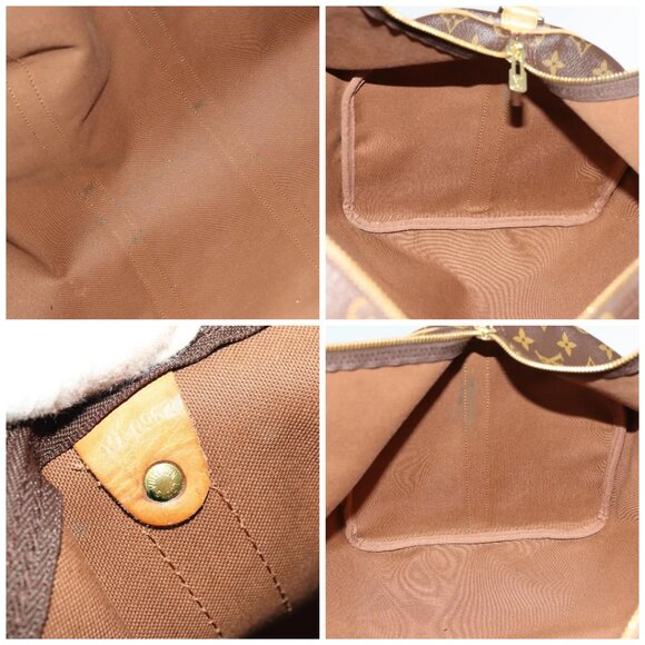 LOUIS VUITTON Monogram Keepall Bandouliere 55 Boston Bag M41414 LV Auth 138604 - Picture 15 of 16